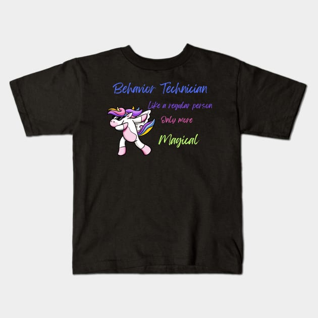 Behavior Thechnician Kids T-Shirt by Lili's Designs